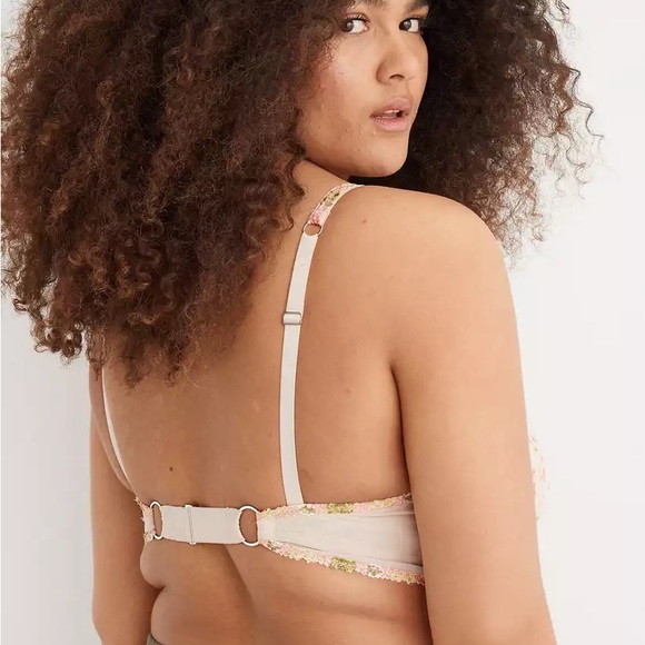 Embroidered Triangle Bralette - Picture 9 of 12